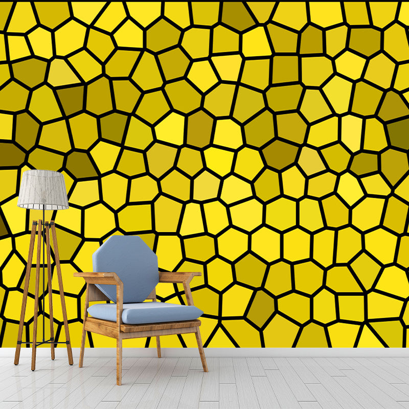Mosaic Geometry Murals for Living Room Bedroom Dining Room, Waterproofing