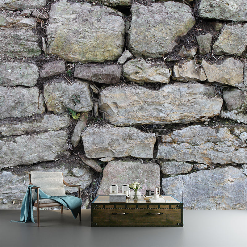 Industrial Style Brick Wall Decor for Living Room, Customized Size Available