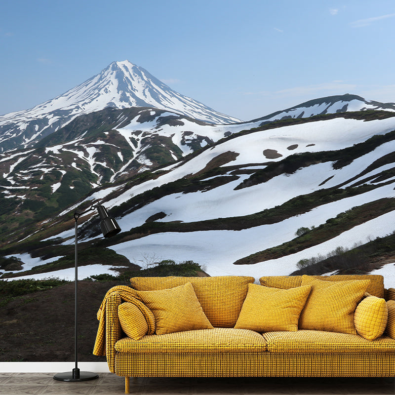 Mountain View Removable Mural Wallpaper for Dining Room, Moisture Resistant