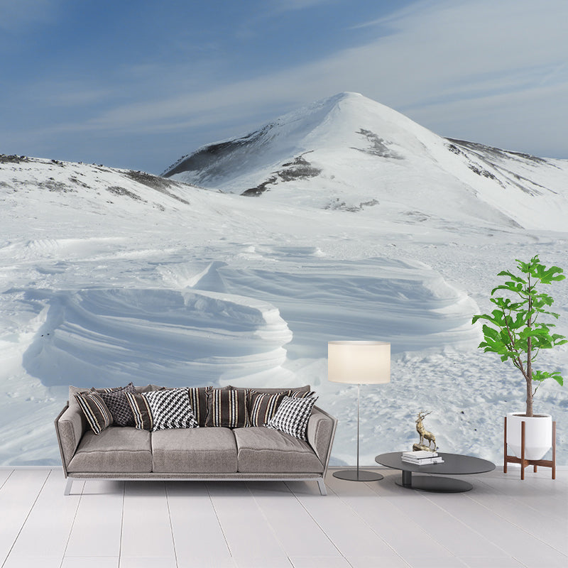 Mountain View Removable Mural Wallpaper for Dining Room, Moisture Resistant