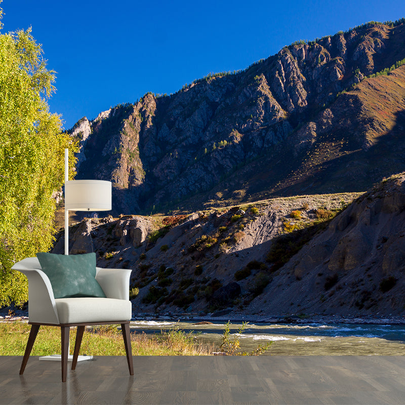 Mountain Landscape Contemporary Stain Resistant Wall Decor for Sleeping Room