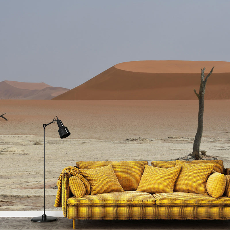 Photography Style Desert Mural Wallpaper for Guest Room Decoration