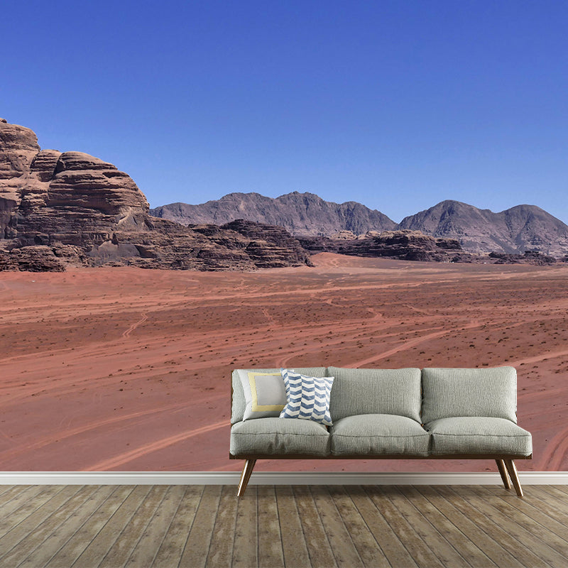 Photography Style Desert Mural Wallpaper for Guest Room Decoration
