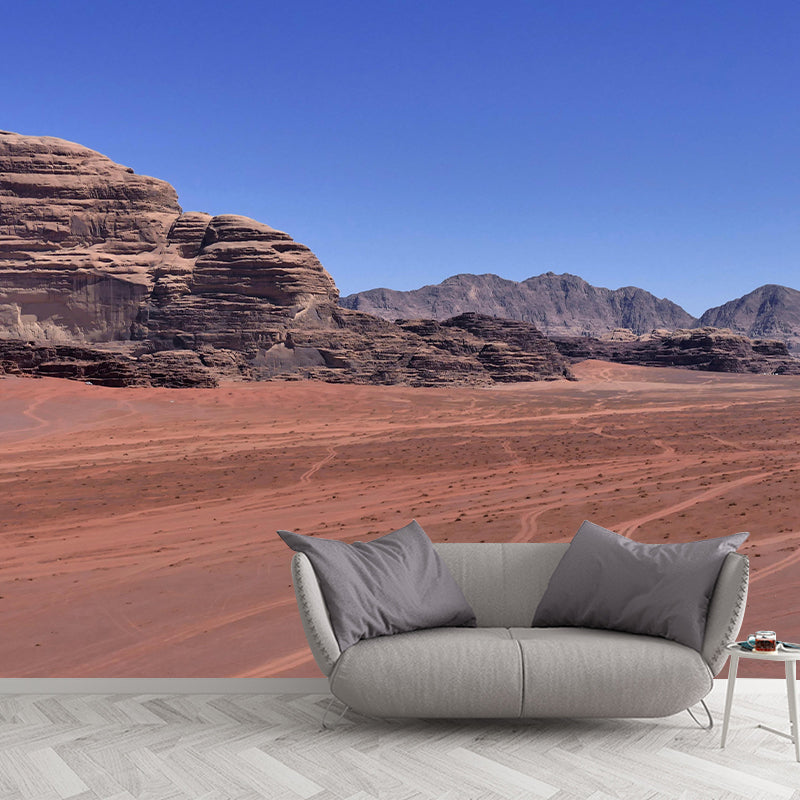 Photography Style Desert Mural Wallpaper for Guest Room Decoration