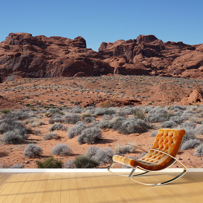Horizontal Photography Desert Mural Wallpaper Style for Living Room Decor