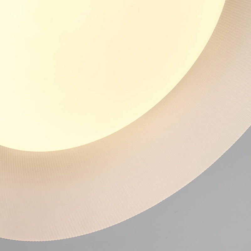 Modern Simplicity LED Flush Mount Aluminium Circular Ceiling Light with Acrylic Shade