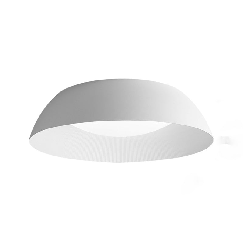 Modern Simplicity LED Flush Mount Aluminium Circular Ceiling Light with Acrylic Shade
