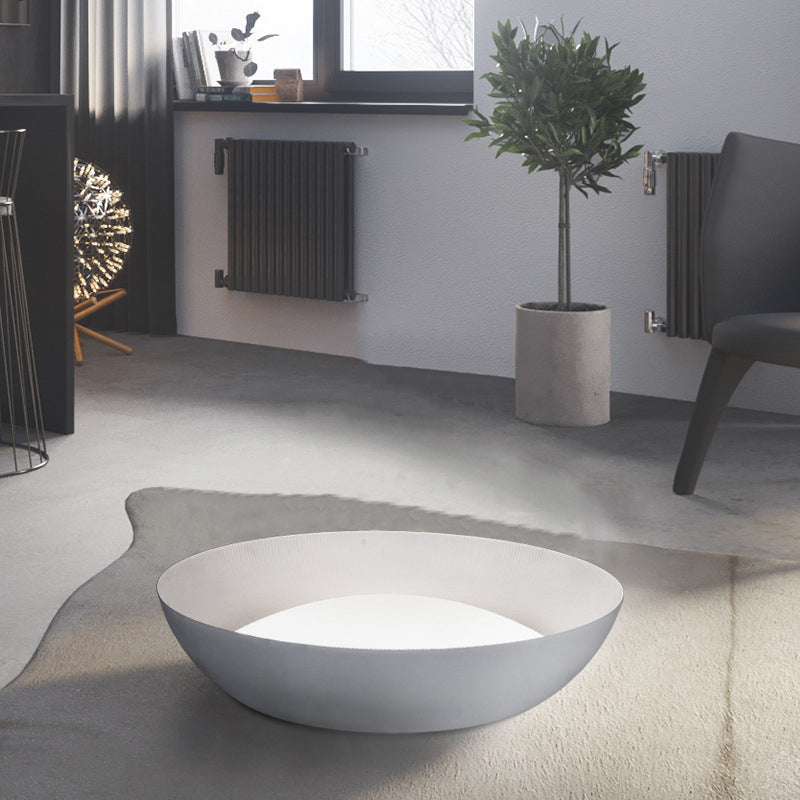 Modern Simplicity LED Flush Mount Aluminium Circular Ceiling Light with Acrylic Shade