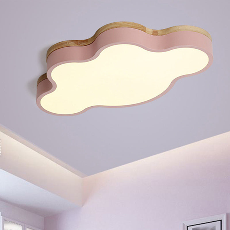 1-Light Flush Mount Nordic Macarons Flush Mount Ceiling Beleuchtung Befestigung