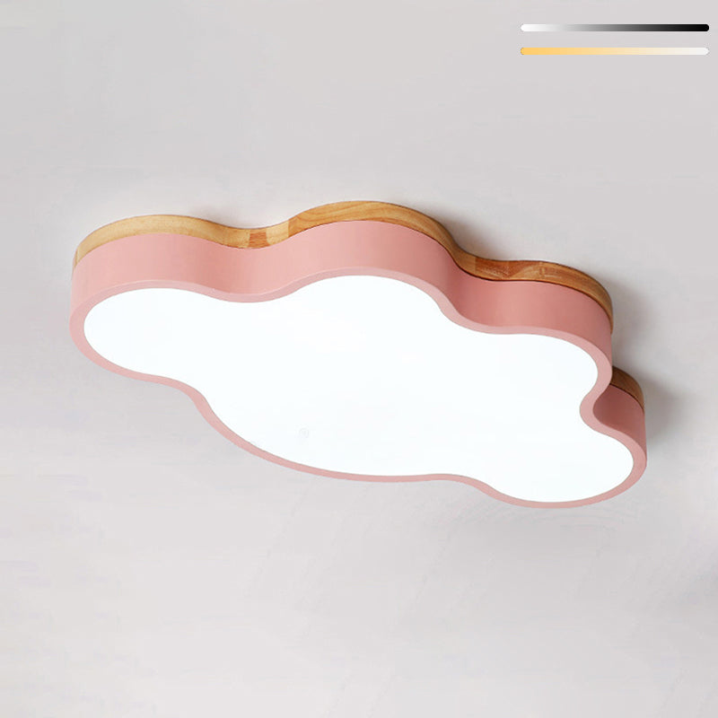 1-Light Flush Mount Nordic Macarons Flush Mount Ceiling Beleuchtung Befestigung