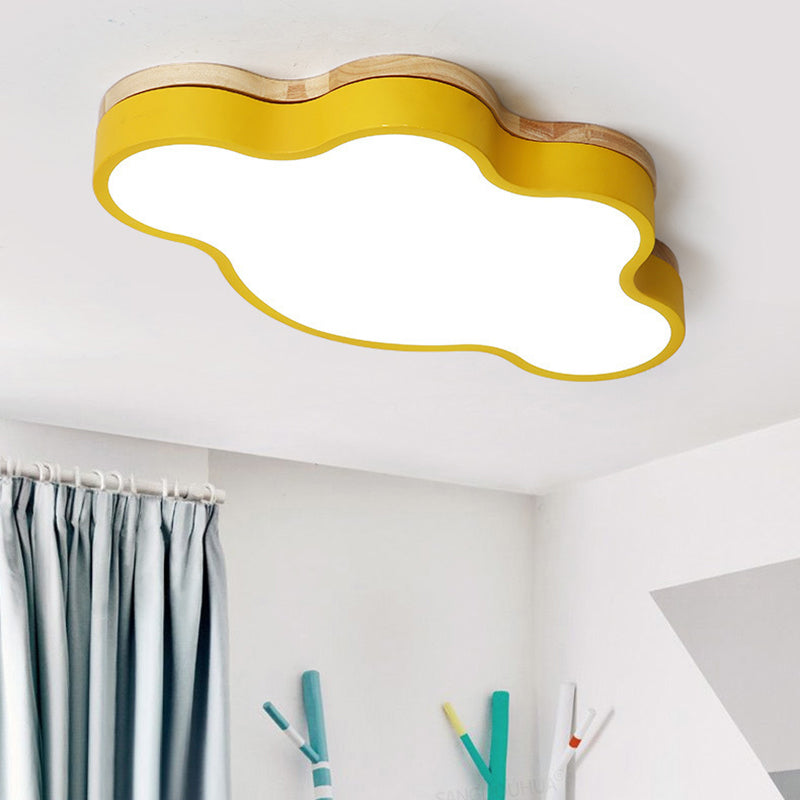 1-Light Flush Mount Nordic Macarons Flush Mount Ceiling Beleuchtung Befestigung