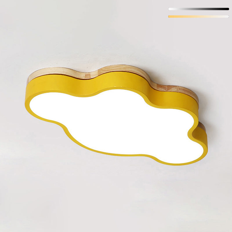 1-Light Flush Mount Nordic Macarons Flush Mount Ceiling Beleuchtung Befestigung