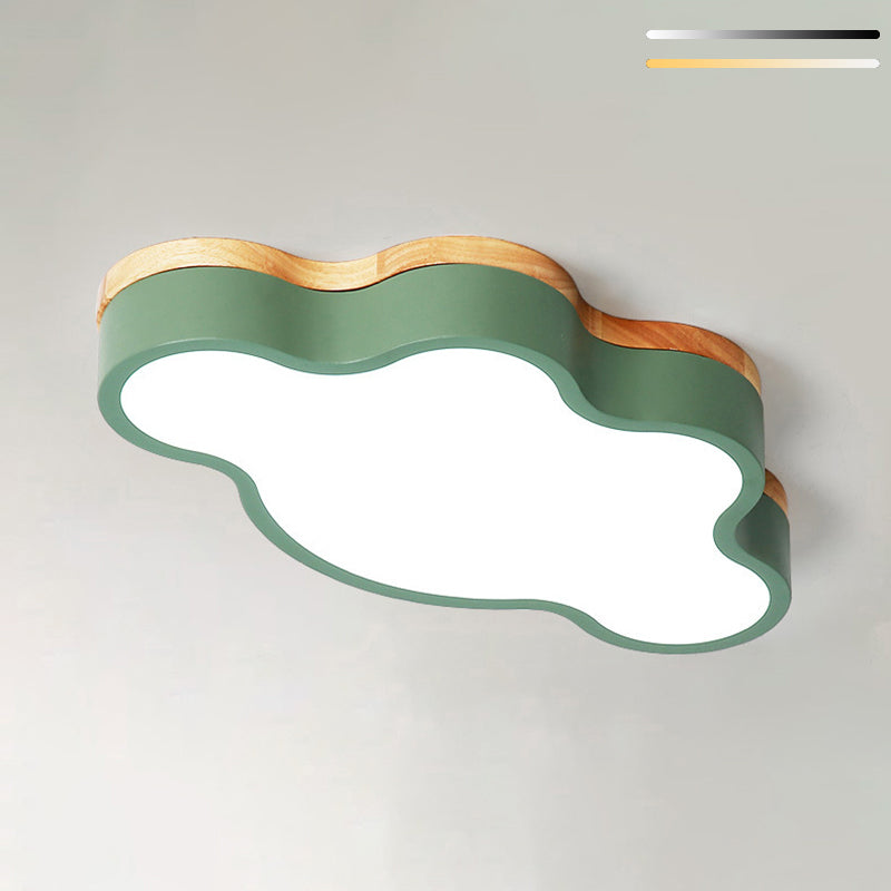 1-Light Flush Mount Nordic Macarons Flush Mount Ceiling Beleuchtung Befestigung