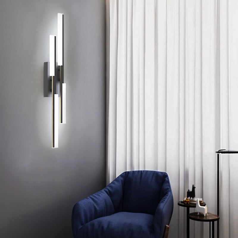 Linear Wall Light Wall Mounted Reading Lights Modern Bathroom Wall Sconces with Acrylic Shade