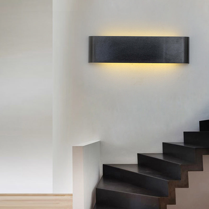 Modern Luxury Simple StyleLine Shade Wall Sconce Metal 1 Light Sconces for Bedroom