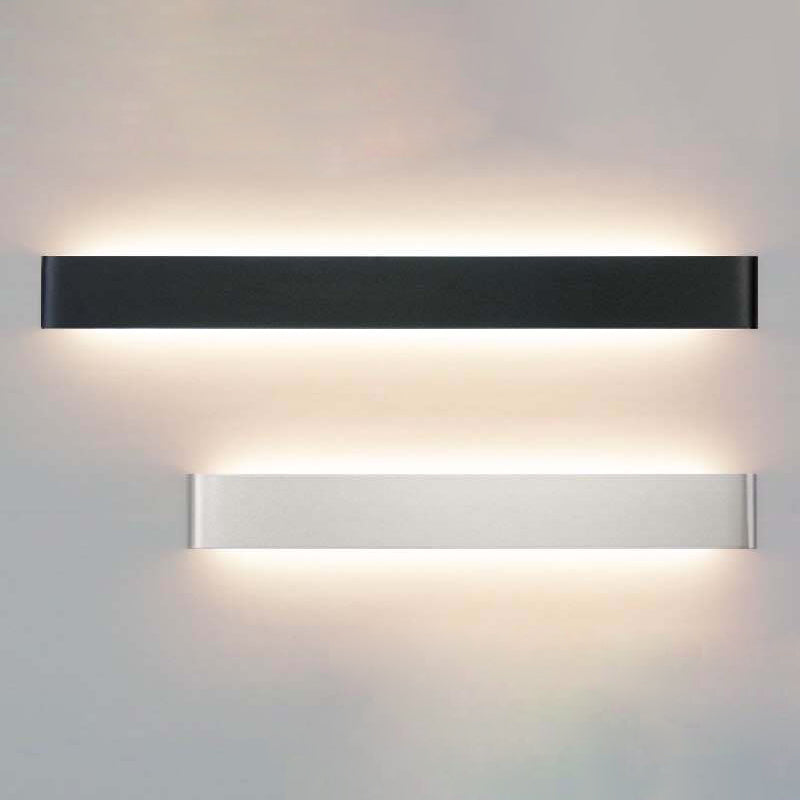 Modern Luxury Simple StyleLine Shade Wall Sconce Metal 1 Light Sconces for Bedroom