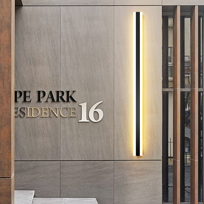 Acconde da parete da parete a 1 linea a 1 luce Moderna illuminazione da parete acrilica per esterno