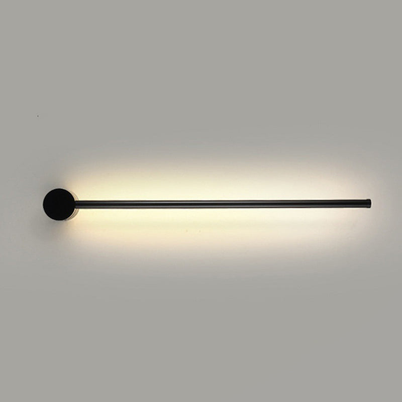 1or2-Light  Long line Shade Wall Sconce Modern  Nordic Style Metal Wall Lighting for Living Room