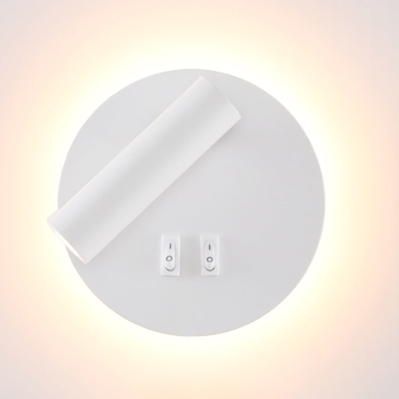 Lampada a 2 luci in metallo a parete moderna moderna geometrica