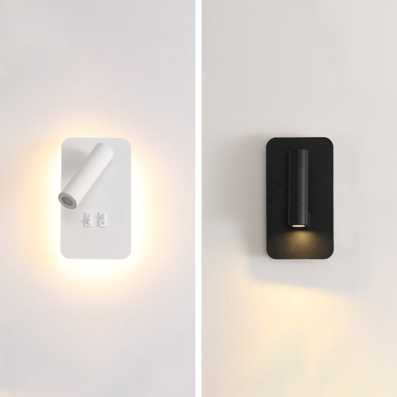 Lampada a 2 luci in metallo a parete moderna moderna geometrica