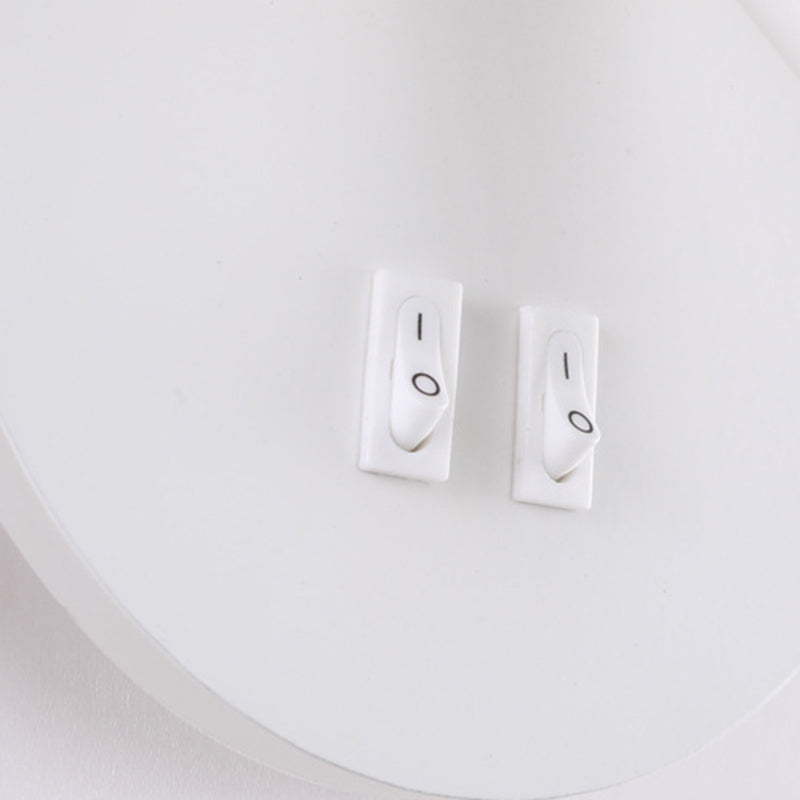 Lampada a 2 luci in metallo a parete moderna moderna geometrica