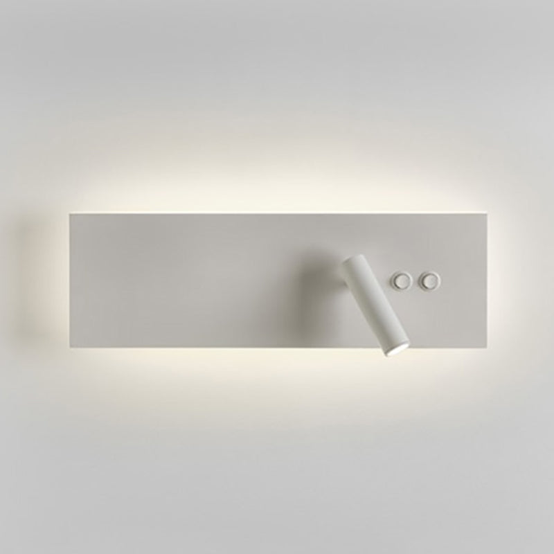 Modern Style 2-Lights Flush Mount Wall Sconce Metal Rectangular Wall Lighting Ideas