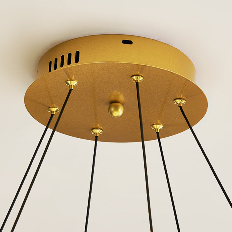 Luce di lusso in stile nordico LED a pendente sospeso per soggiorno sala da pranzo camera da letto