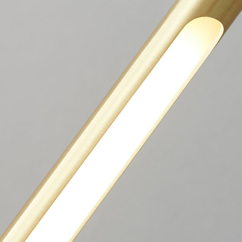 Pendre de style simple moderne Cuivre 1 éclairage léger pour le chevet ou salon