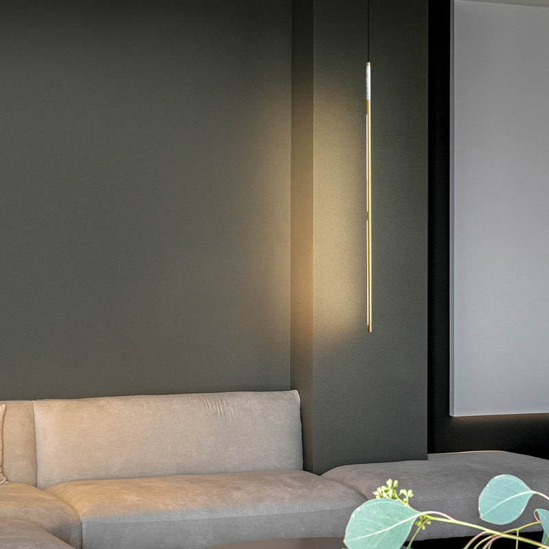 Pendre de style simple moderne Cuivre 1 éclairage léger pour le chevet ou salon