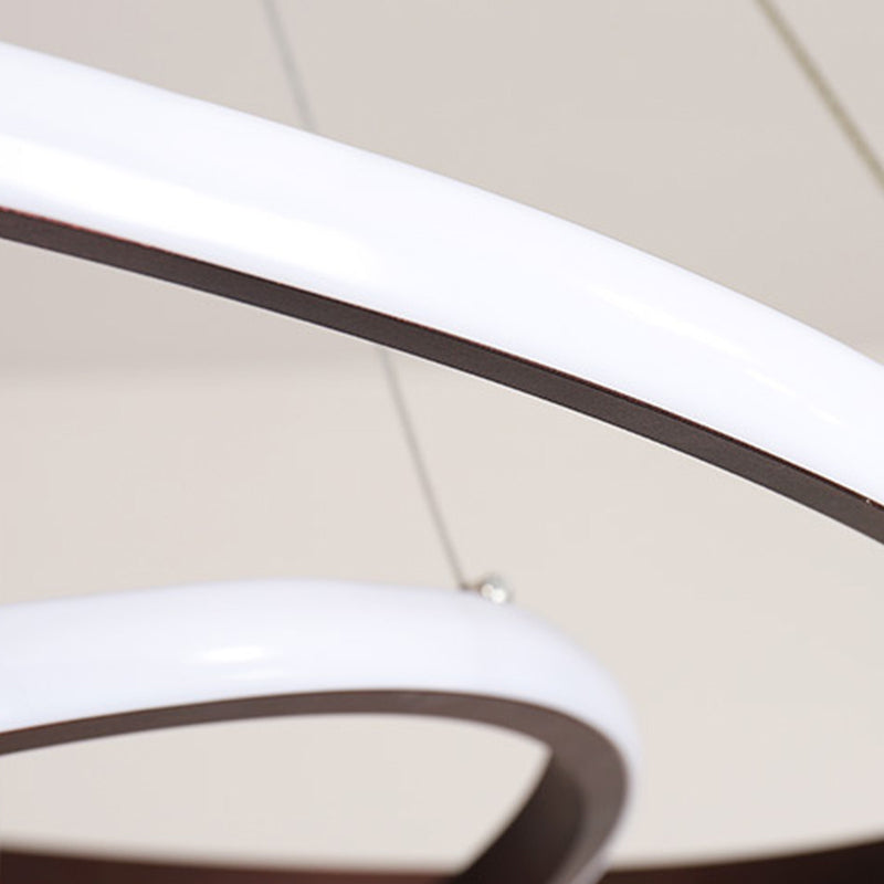 Lampadario contemporaneo a 3 lampadario circolare di lampadario ristorante il lampadario appeso