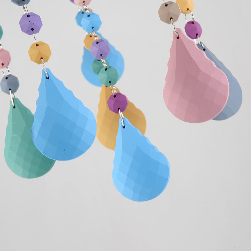 Moderne macaron kaarsenkroonluchter hanger licht metaalhangende hanglampen voor restaurant