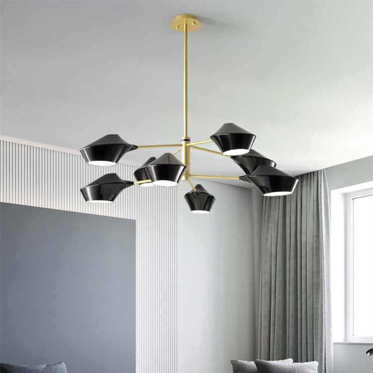 8 Hoofd Postmodern Special Chandelier Light Warmtures Restaurant Hangende kroonluchter voor zitkamer
