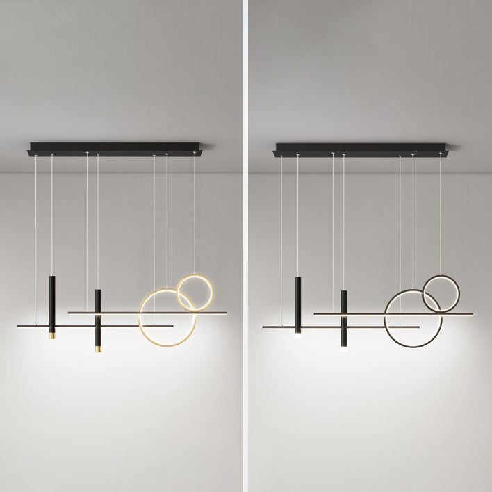 Modern hangend plafondlicht met buslicht voor eetkamer restaurant