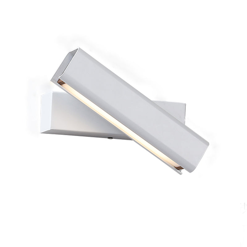 8" Long Simplicity Flush Mount Wall Sconce Metal Wall Light Fixture for Bedroom