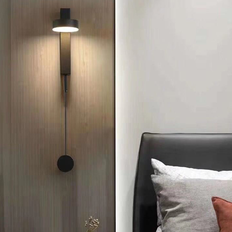 Lampada con applique a parete con montaggio a filo metallico moderno lampada scontata in nero/oro/bianco