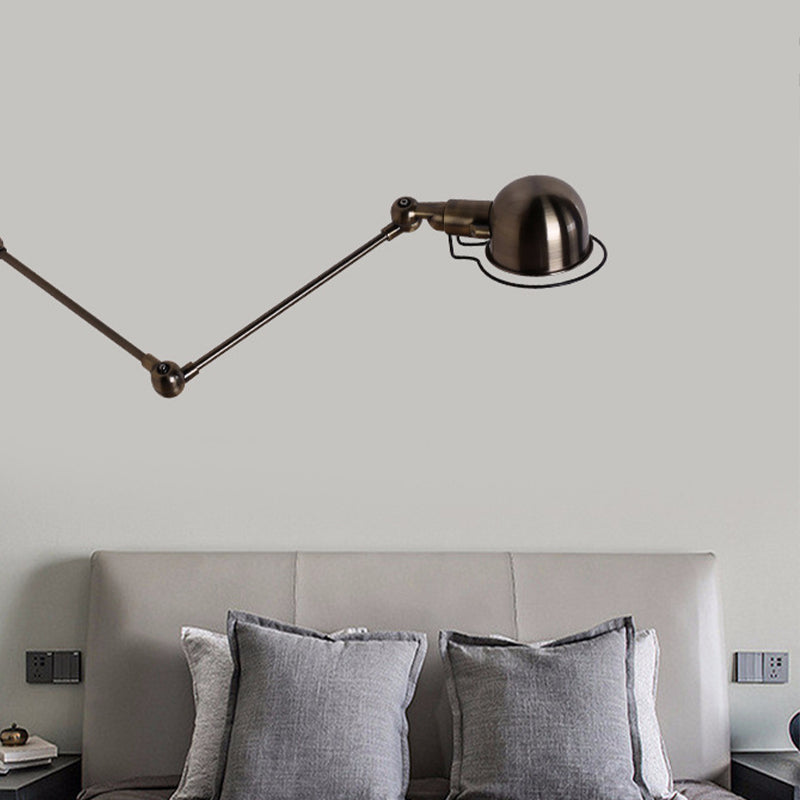 American Industrial Style Adjustable Wall Light Vintage Living Room Wall Sconce Lighting Fixture