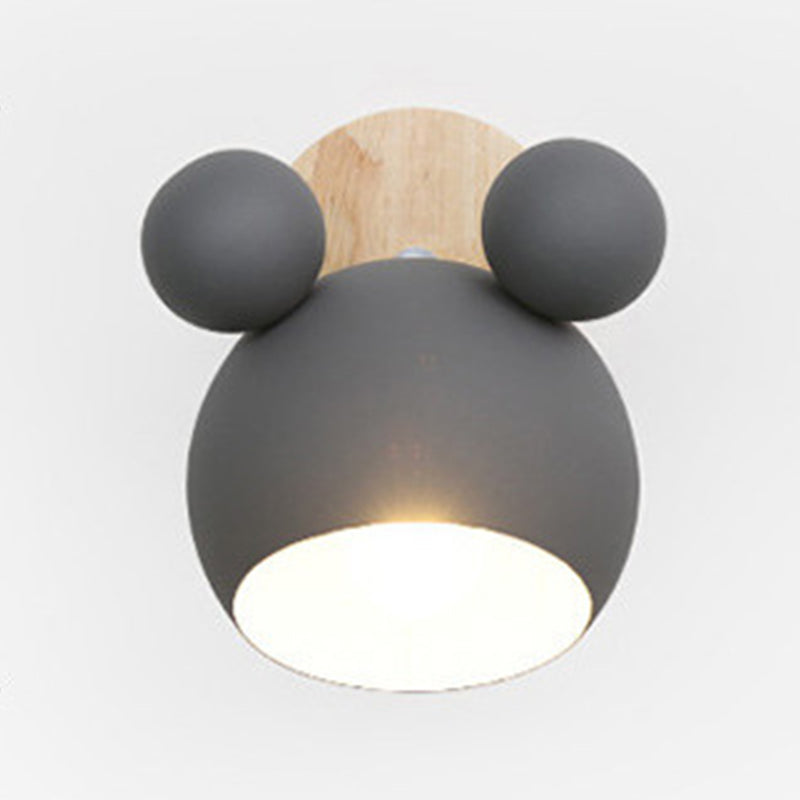 Estilo moderno Diclas de pared Nórdica Nórdica Malas de la cabeza en forma de mouse en forma de mouse para la cabeza para la cama