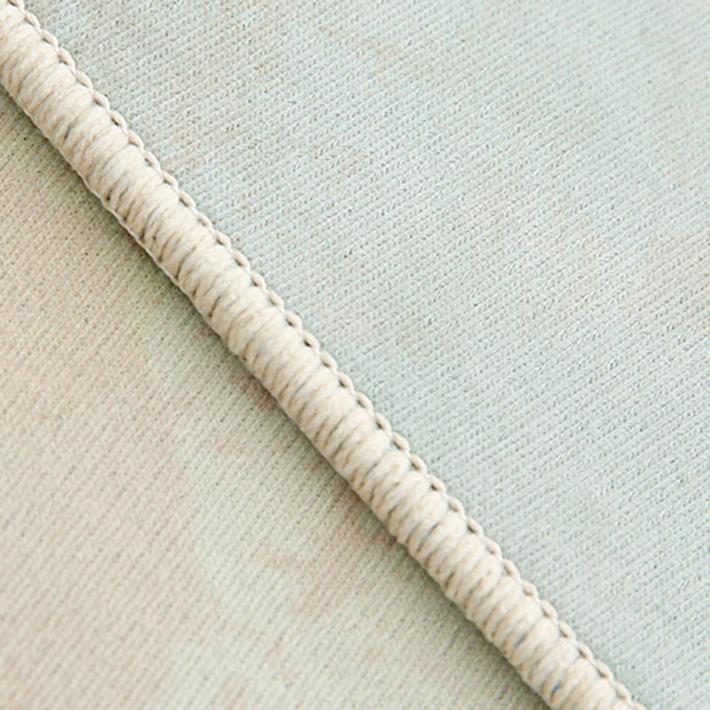 Colorful Yellow Area Rug Splash-Ink Pattern Polyester Area Rug Anti-Slip Backing Rug for Living Room