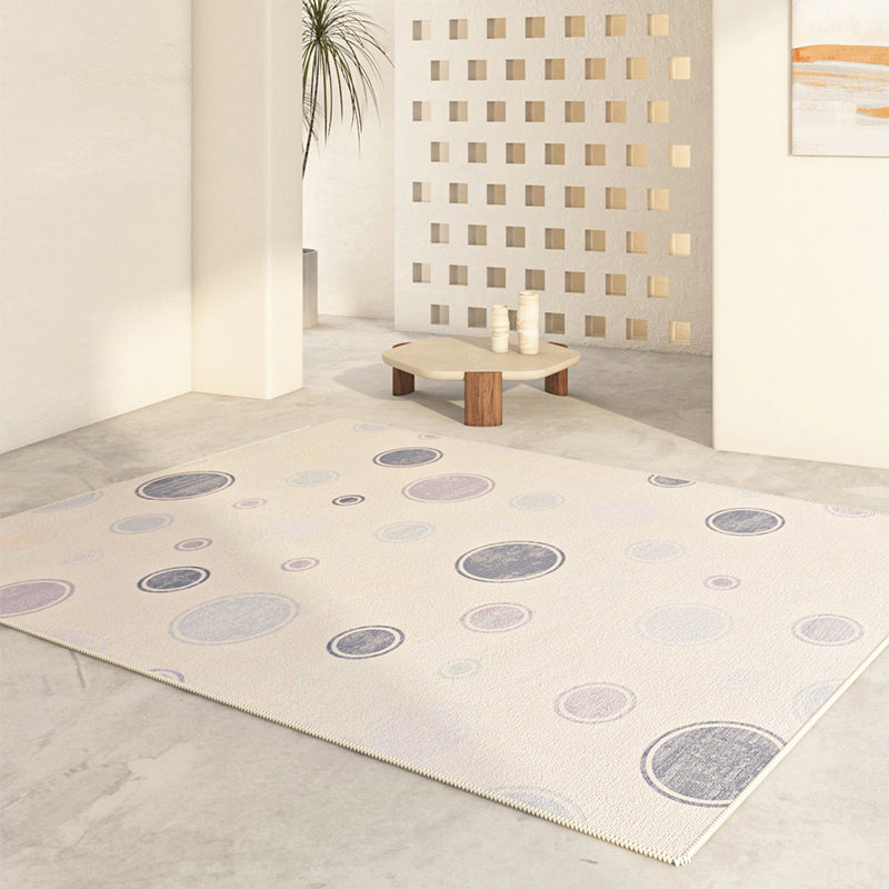 Industrial Rust Pattern Rug Polyester Indoor Carpet Non-Slip Backing Area Rug for Living Room