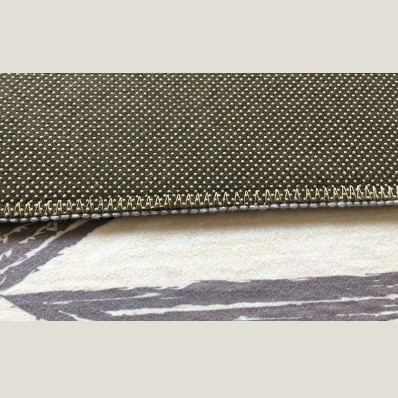Tapis de médaillon marocain de tapis multicolore Tapis de support sans glissement pour salon