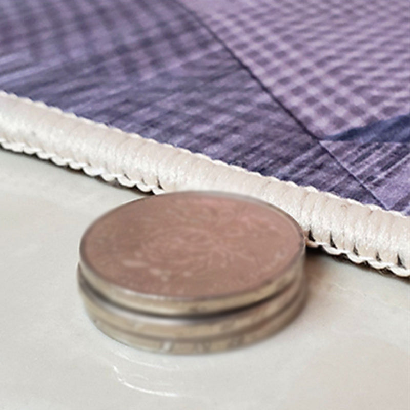 Minimalist Graphic Print Carpet Polyester Area Rug Stain Resistant Indoor Carpet for Living Room