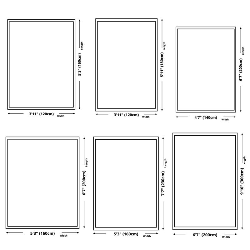 Contemporary Geometric Pattern Carpet Polyester Rug Non-Slip Backing Indoor Carpet for Living Room