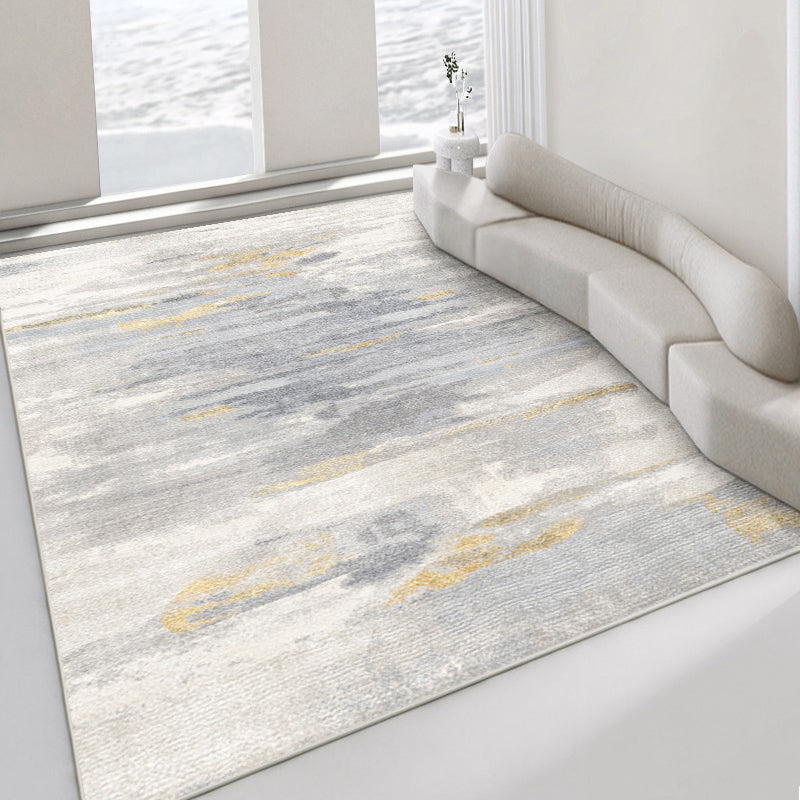 Nostalgia Ombre Print Rug Polyester Indoor Carpet Stain Resistant Area Carpet for Living Room