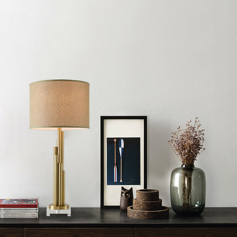 1 Glühbirnen Esszimmer Aufgabe Lampe Modernismus Flaxen Lesen Buch Licht mit Drum Stoffton