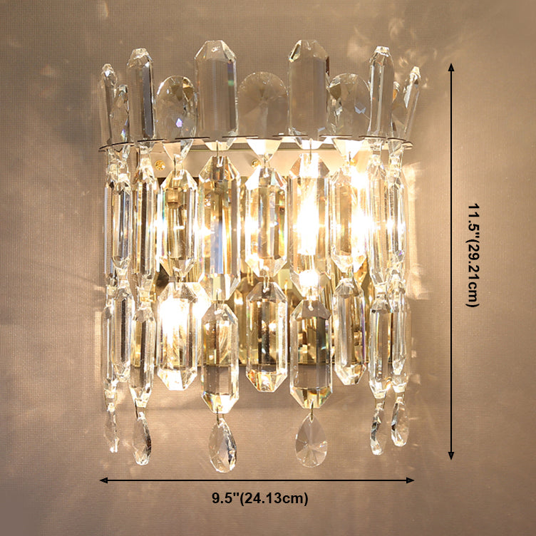 Lampada a parete a parete a parete a metà cilindri Lights MODERNI MODERNO LUCI DI SCONCE DELLA parete a 2 luci