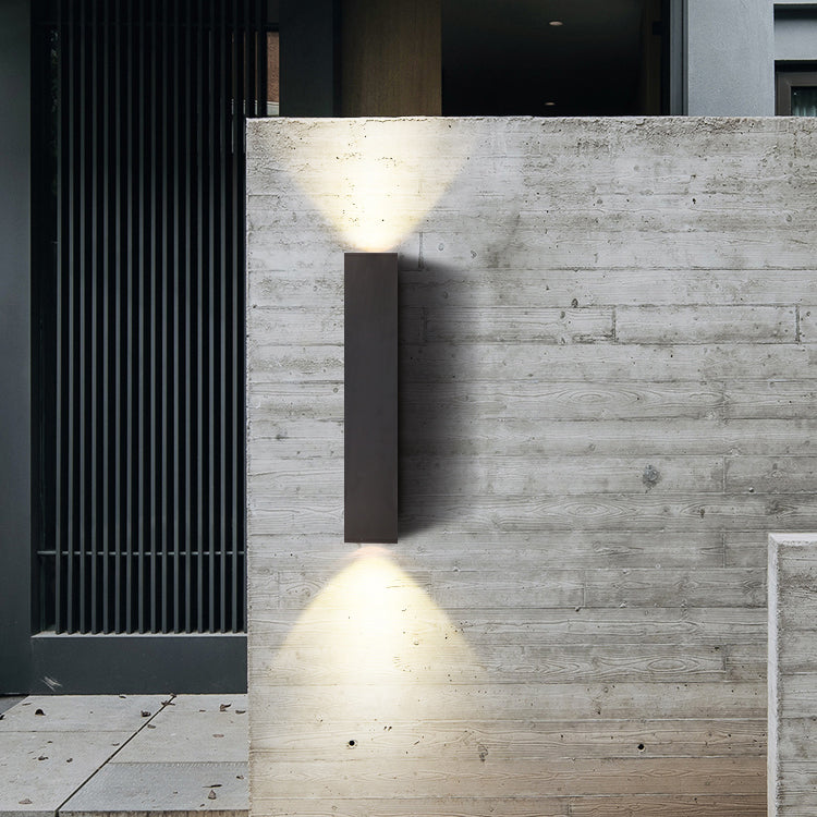 Aluminum Geometric Wall Lamp Fixtures Modern Style 2-Lights Wall Sconce Fixtures