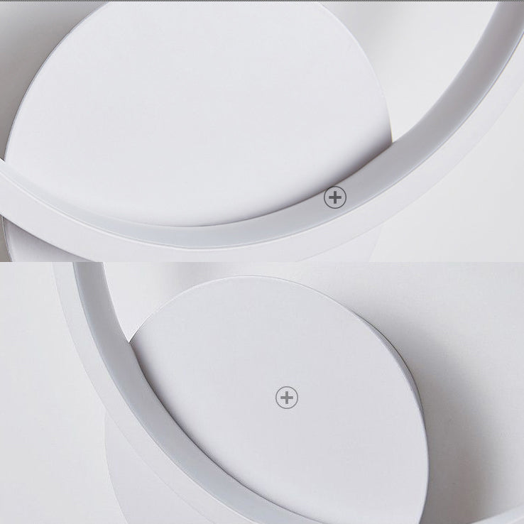 Lumières à nuances géométriques en métal Modern Simple Style 1 HEAD WALL MOUR MOURNAL