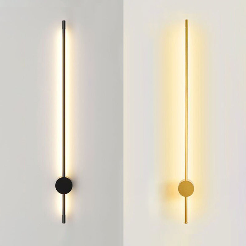 Lineaire wandkandelverlichting Moderne wandverlichting Wandmakerij metaal 1 lichte sconce lichten