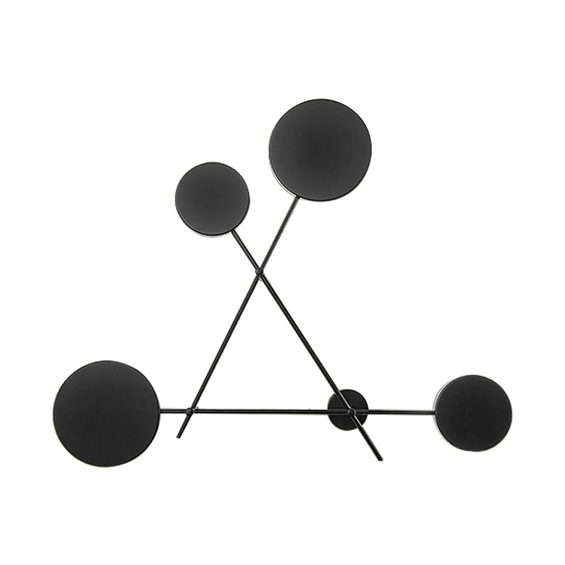 Geometric Sconce Lights Modern Wall Light Fixture Metal 4 Light Wall Sconce Lights