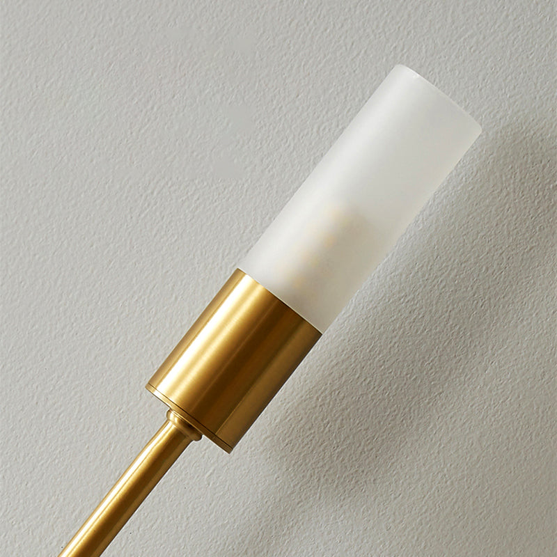 Cilinder wand sconce lichten moderne wandlamp armatuur metaal 2 lichte wandwanden